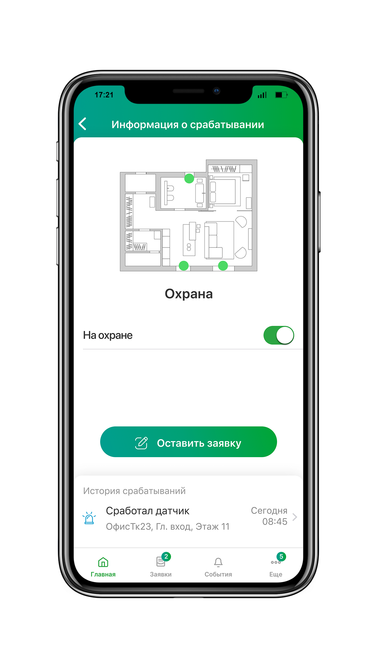 Поквартирная автоматизация. Охрана